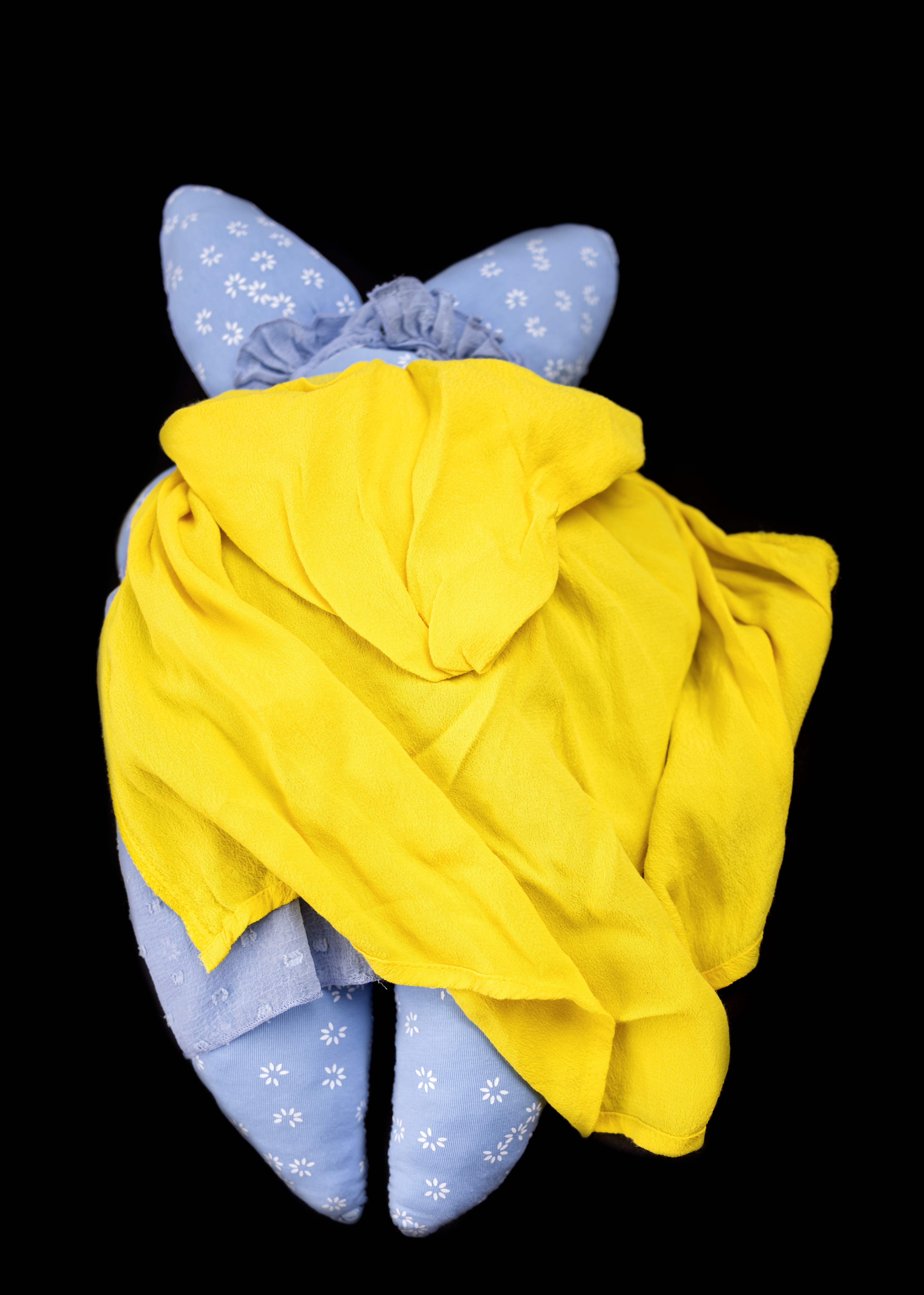 Oddlum art doll Captain Paperhope view 2 — handmade collectible art doll