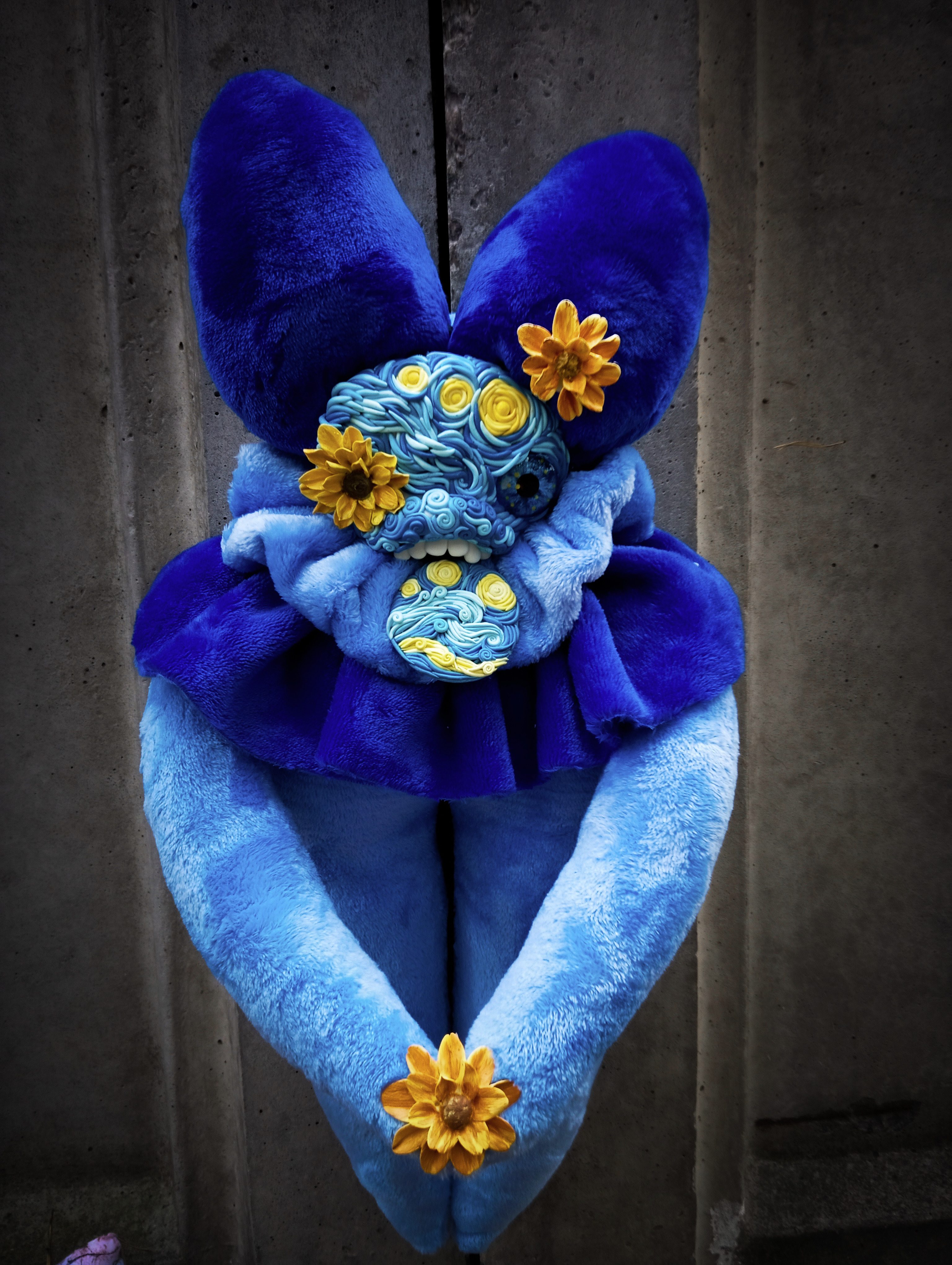 Oddlum art doll Luncent view 3 — handmade collectible art doll