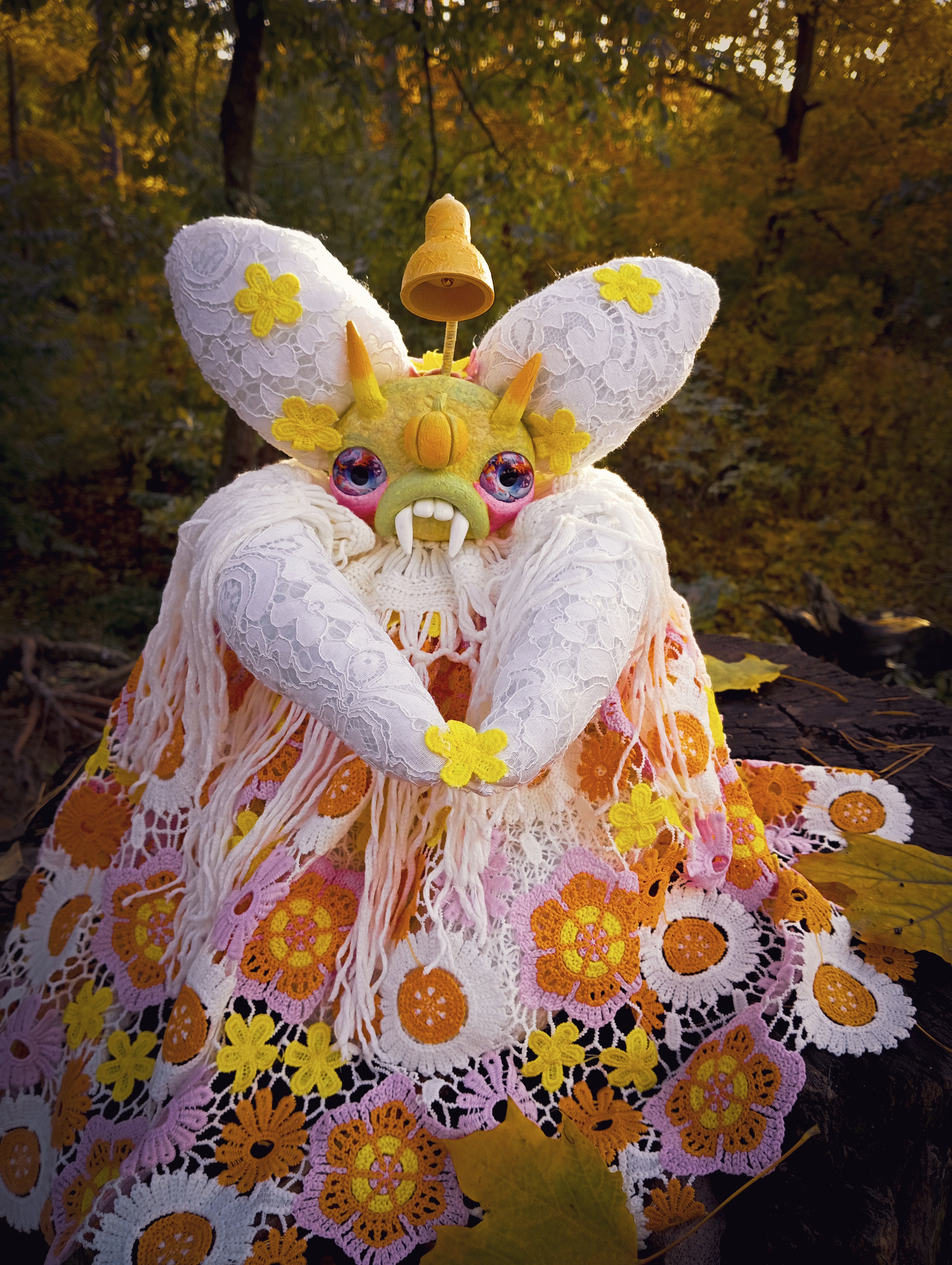 Oddlum art doll Sunsola — one-of-a-kind handmade doll