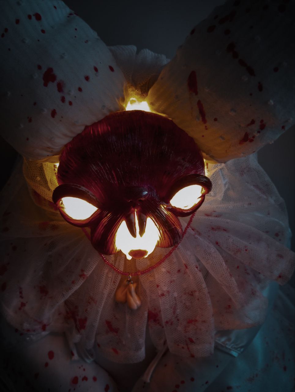 Oddlum art doll Trisheen view 2 — handmade collectible art doll