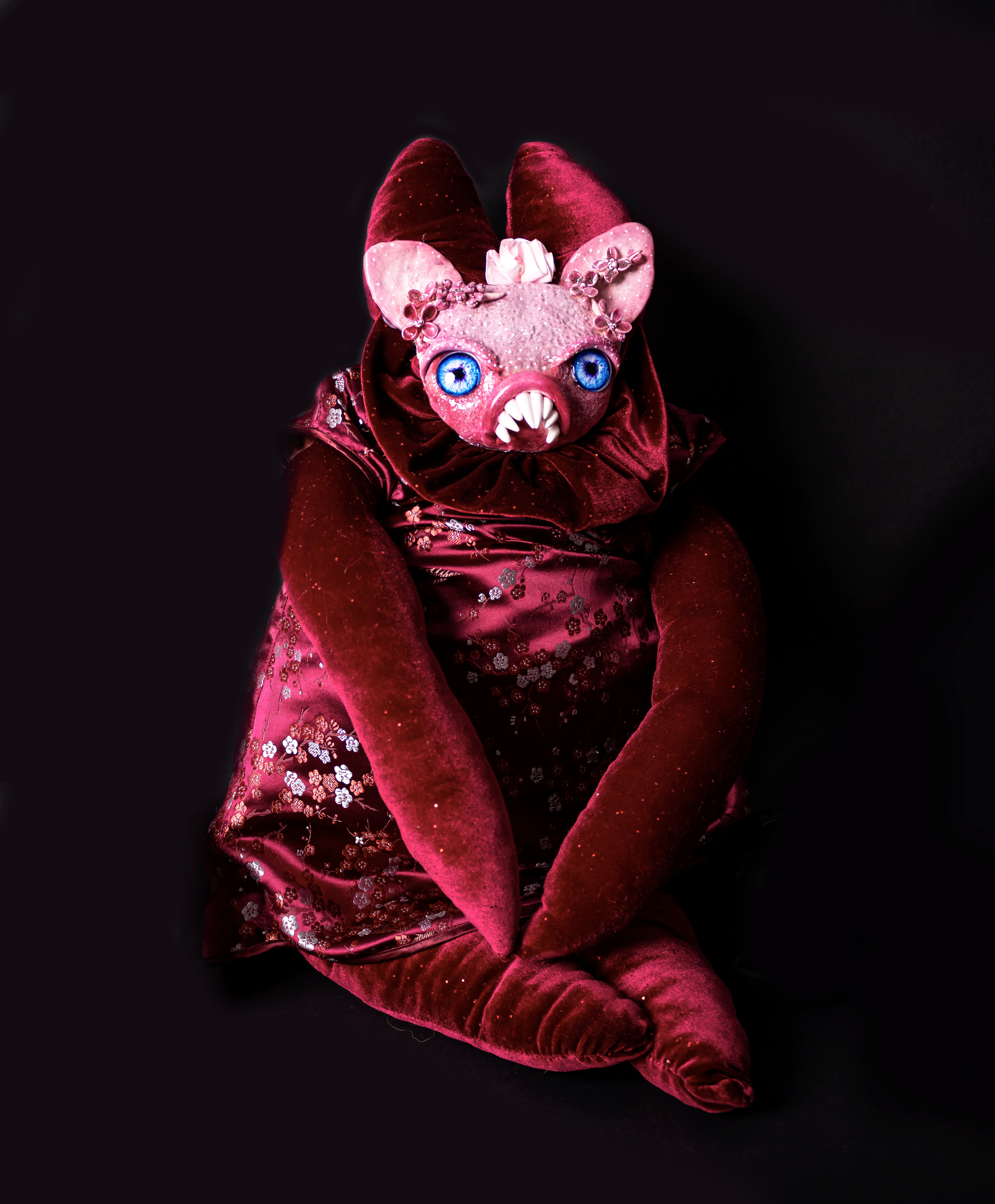 Oddlum art doll Velvetine — one-of-a-kind handmade doll